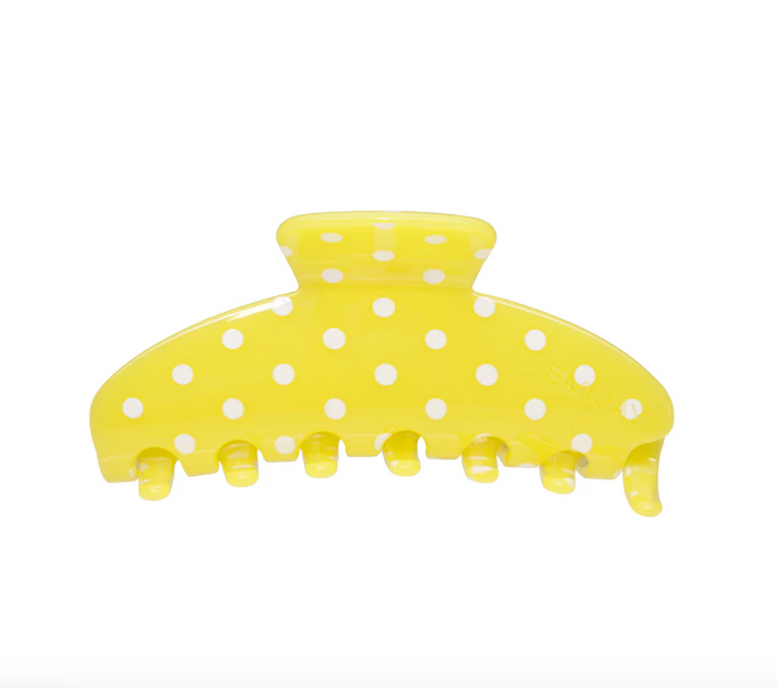 Big Effing Clip in Citrus Polka Dot
