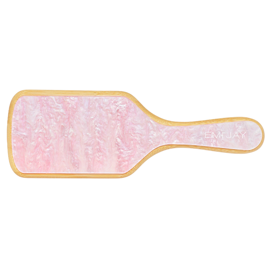 Bamboo Paddle Brush in Pink Sugar