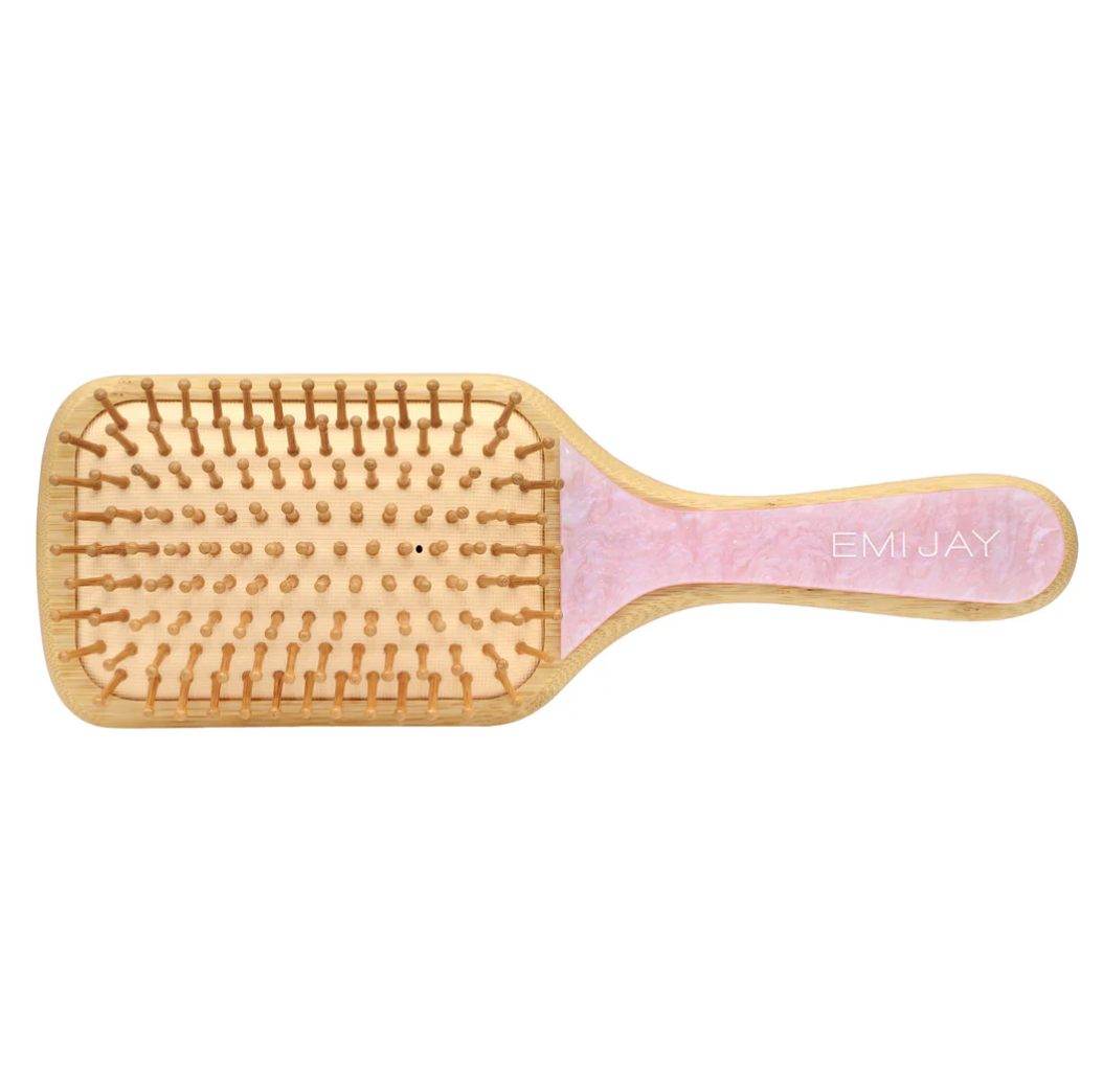 Bamboo Paddle Brush in Pink Sugar