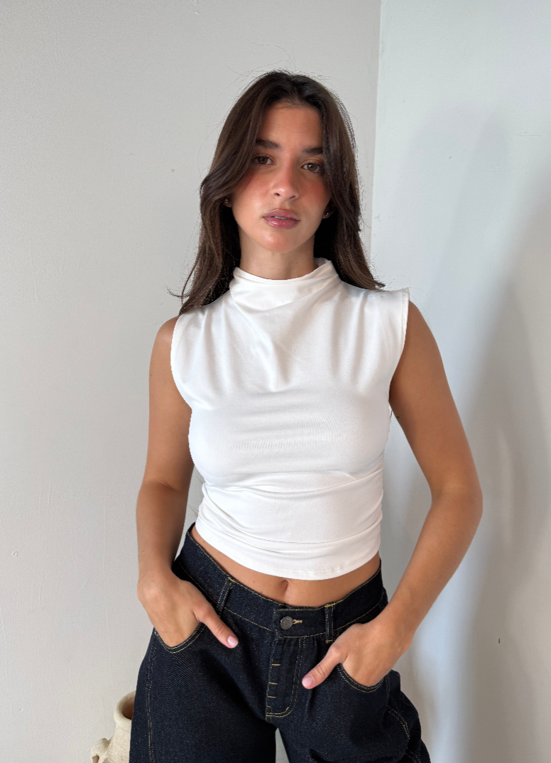 Hi Neck Top