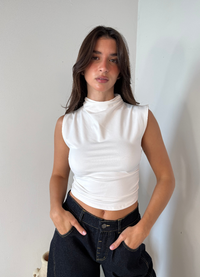 Hi Neck Top