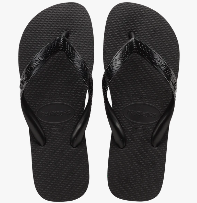 Black Wide Strap HAVAIANAS
