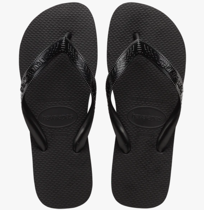 Black Wide Strap HAVAIANAS
