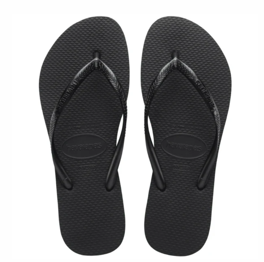 Black Slim Havaianas