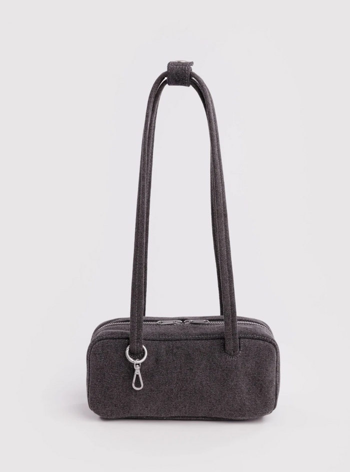Small Denim Bowler Bag Baggu