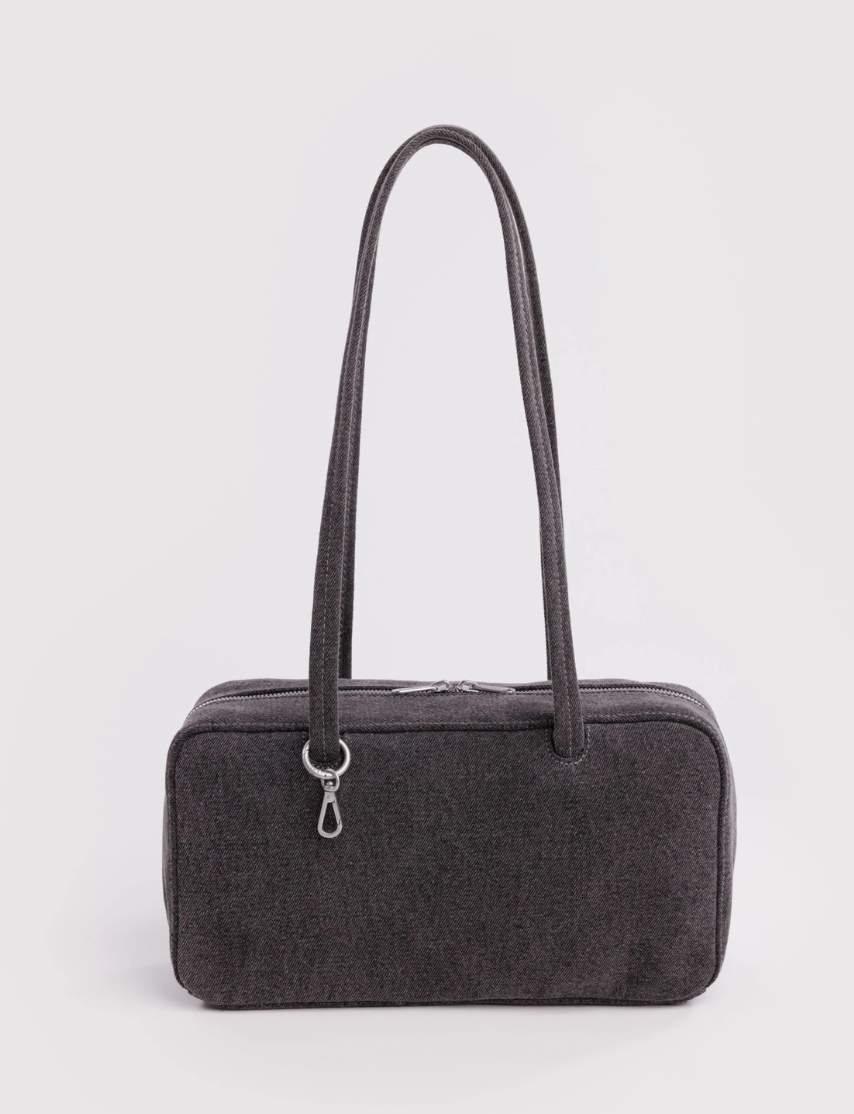 Denim Bowler Bag Baggu