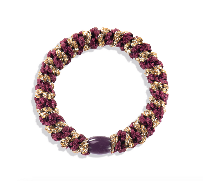 KKNEKI Bordeaux Glitter Stripe