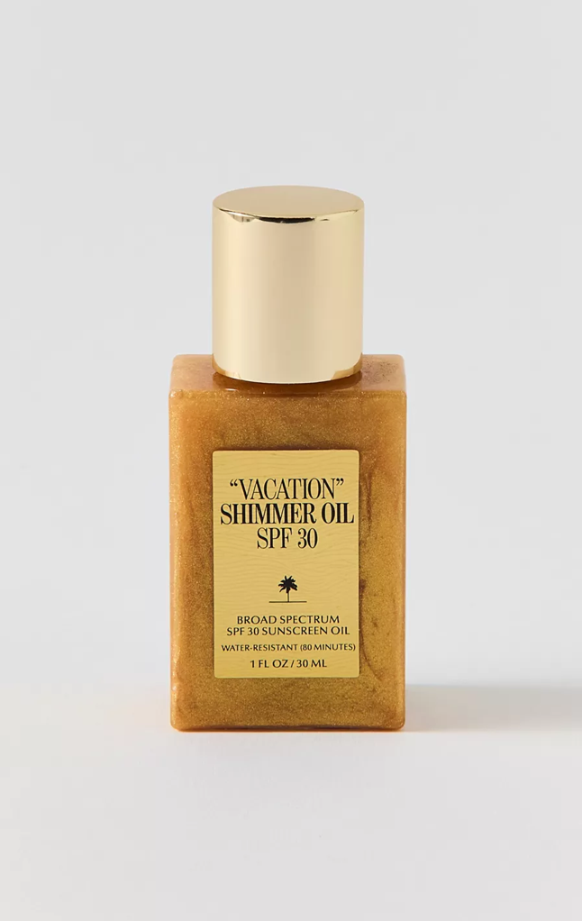 Vacation Shimmer Oil SPF 30 Mini Sunscreen Body Oi
