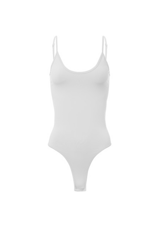 DOUBLE LAYER ADJUSTABLE STRAP CAMI BODYSUIT