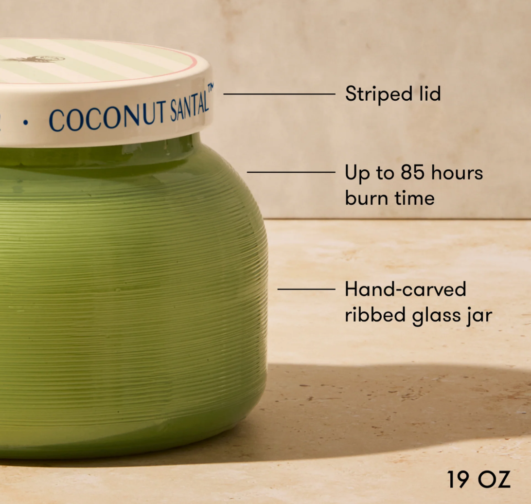 Coconut Santal Caffè Capri Signature Candle 19oz