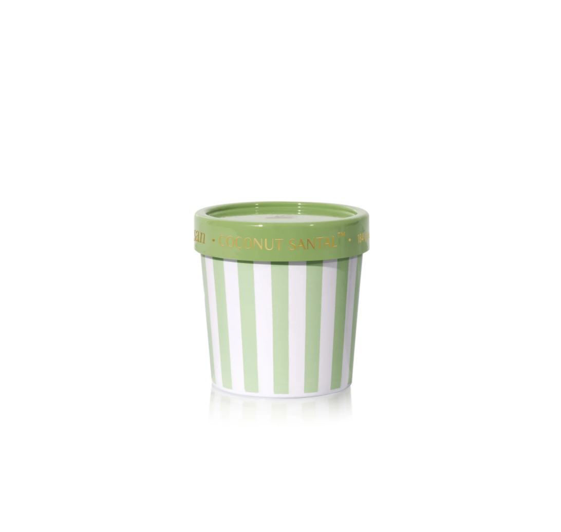 Coconut Santal Caffè Capri Gelato Cup Candle 6.5oz