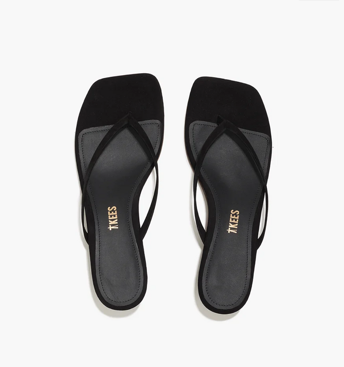 Square Toe Julia Suede kitten heel