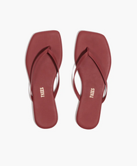 Square Toe Lily Burgundy
