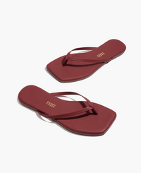 Square Toe Lily Burgundy