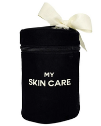 ROUND SKIN CARE CASE WITH HANDLE