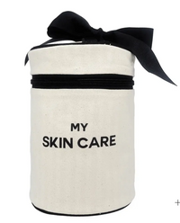 ROUND SKIN CARE CASE WITH HANDLE