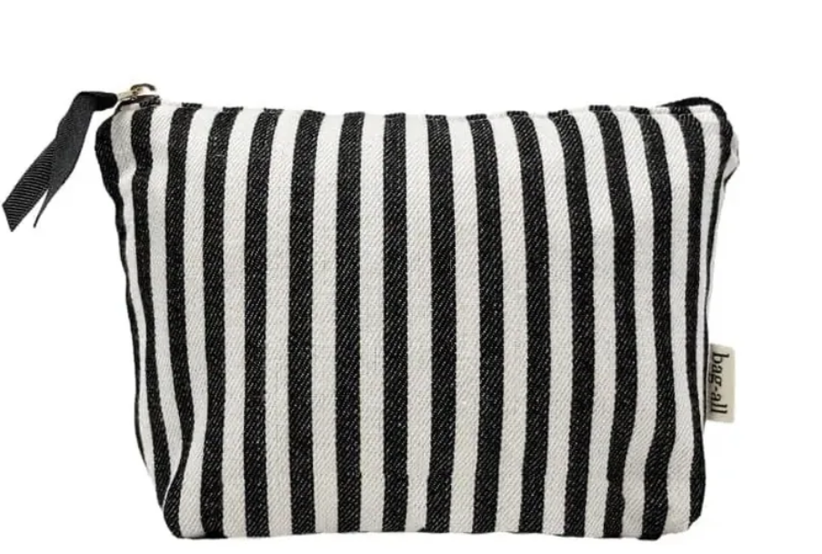 MY MAKEUP POUCH, COATED LINING – STRIPED