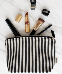 MY MAKEUP POUCH, COATED LINING – STRIPED