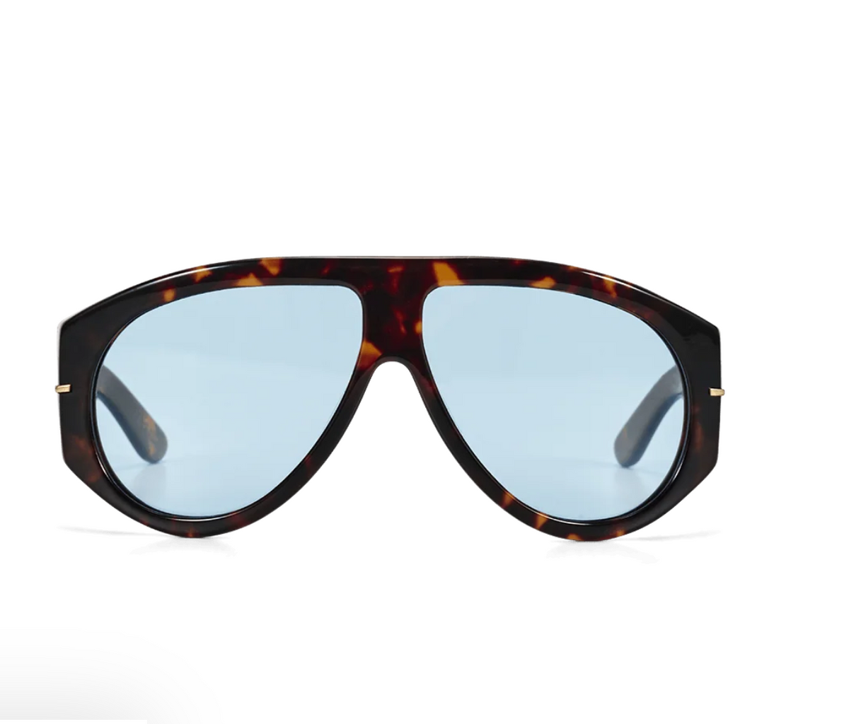 THE AMELIA - DARK HAVANA TORT-LIGHT-BLUE