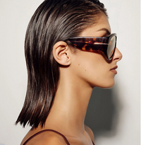 THE AMELIA - DARK HAVANA TORT-DARK YELLOW