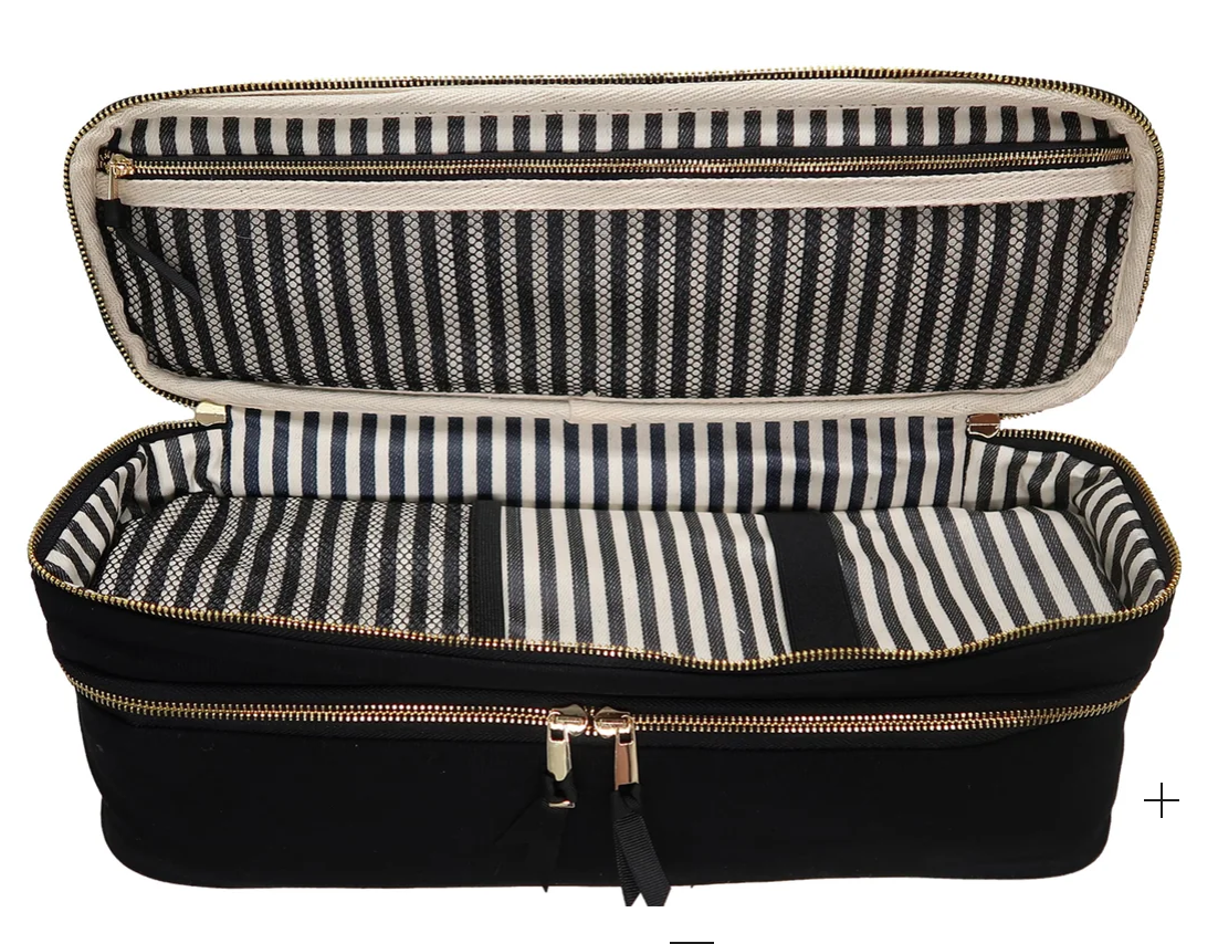 Double Hair Tools Travel Case – Black