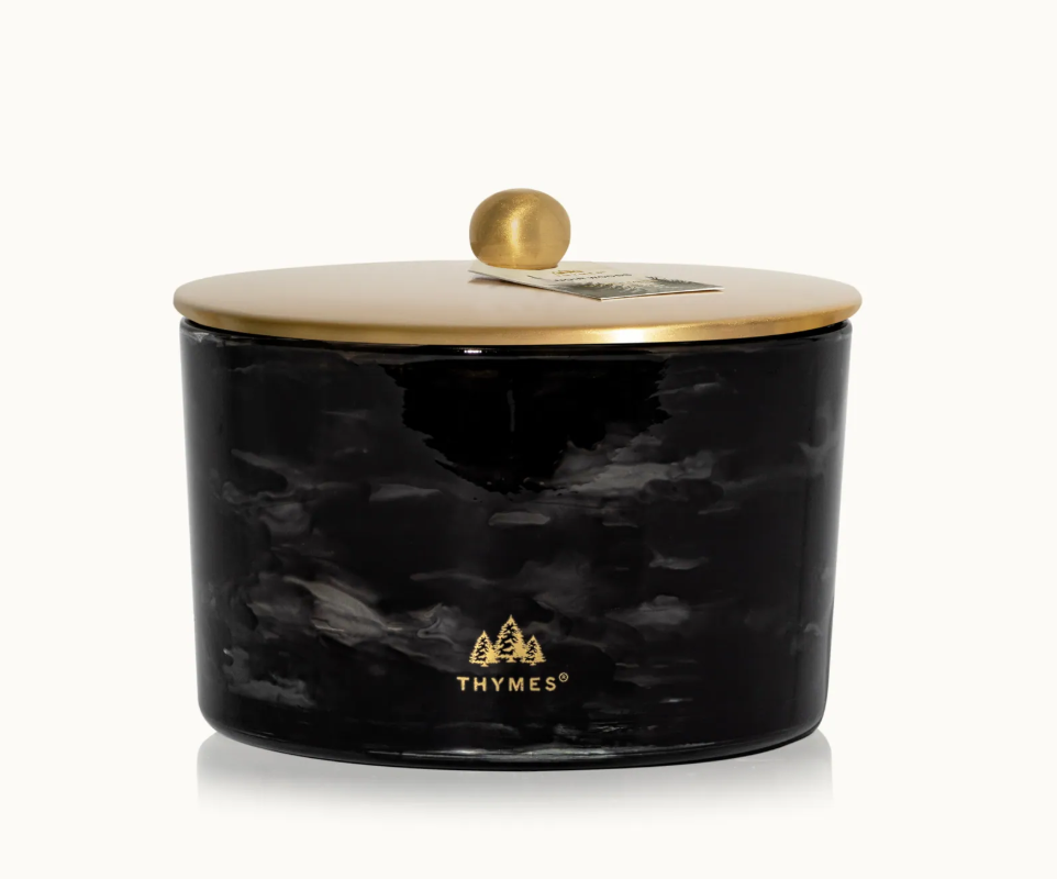 Noir Woods 3-Wick Poured Candle Thymes 18oz