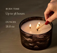Noir Woods 3-Wick Poured Candle Thymes 18oz