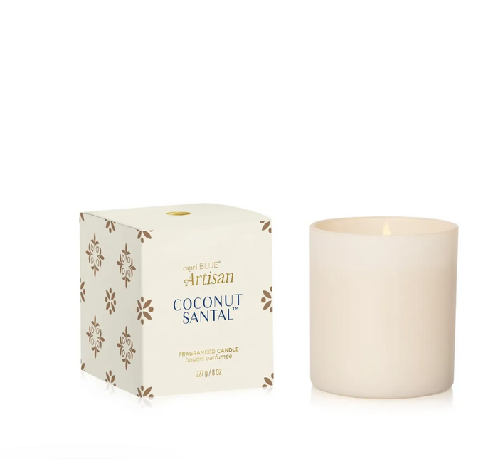 Coconut Santal Terrazza Velluto Boxed Tumbler Candle 8oz