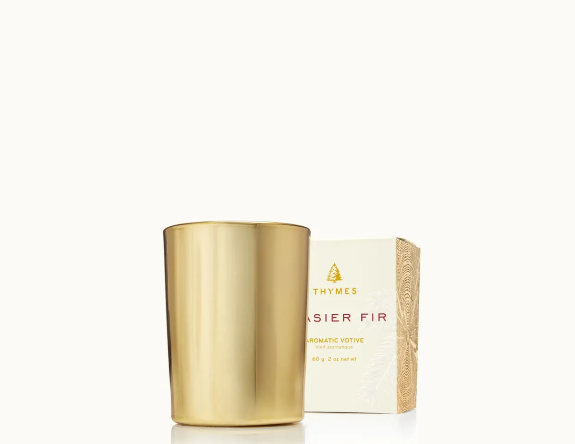 Frasier Fir® Gilded Gold Votive Candle 2oz