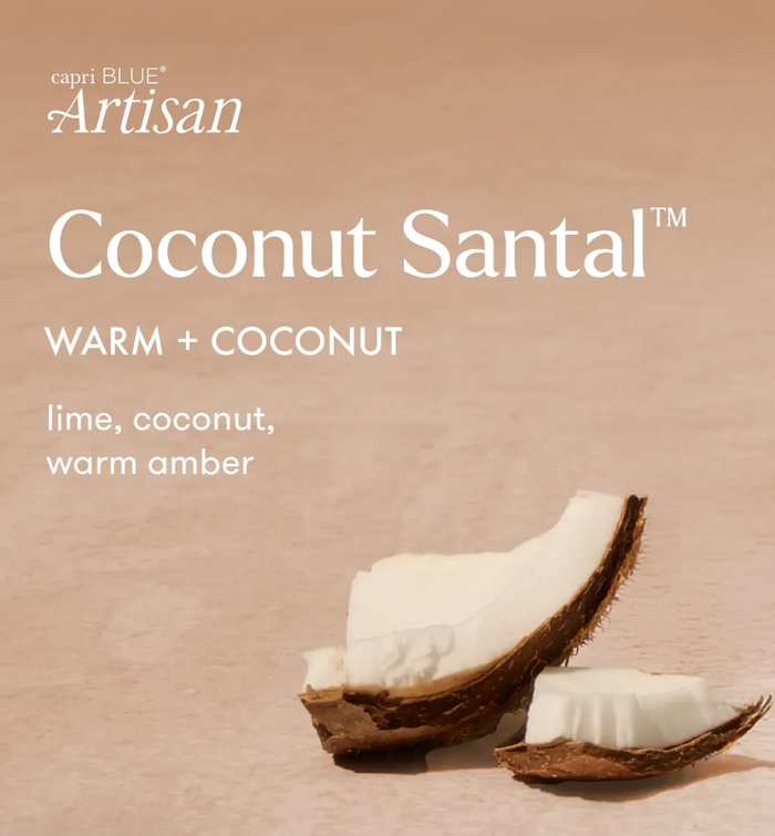 Coconut Santal Terrazza Velluto Reed Diffuser 8oz