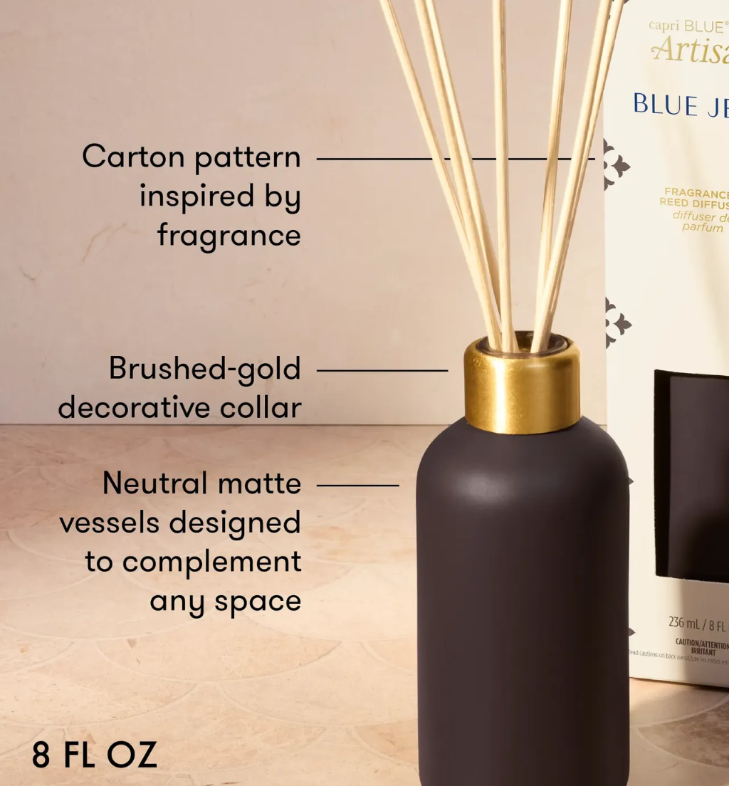Blue Jean Terrazza Velluto Reed Diffuser 8oz