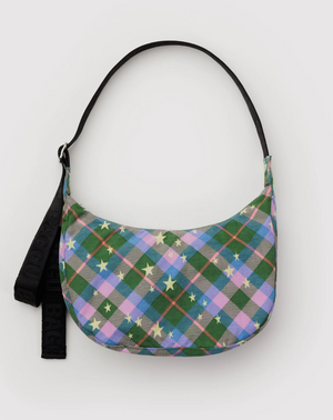 Medium Nylon Crescent Bag
