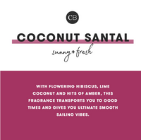 Coconut Santal Modern Marble Petite Reed Diffuser 5.7oz