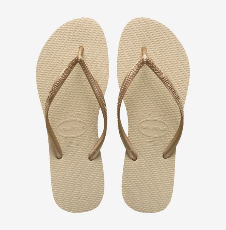 Sand Grey Light Golden Slim HAVAIANAS