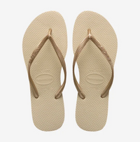 Sand Grey Light Golden Slim HAVAIANAS