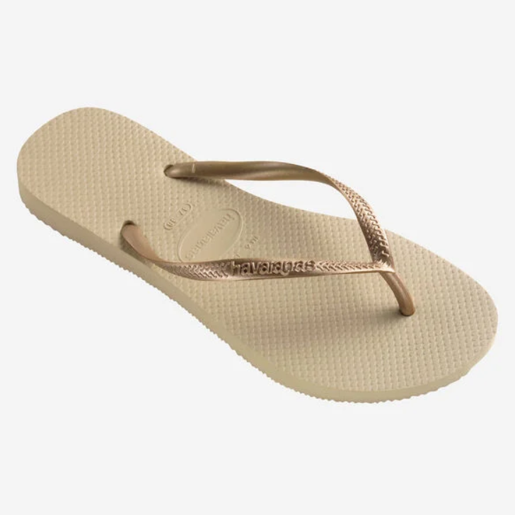 Sand Grey Light Golden Slim HAVAIANAS