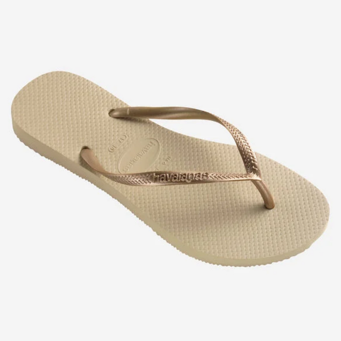 Sand Grey Light Golden Slim HAVAIANAS
