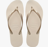 Beige Slim Flatform HAVAIANAS