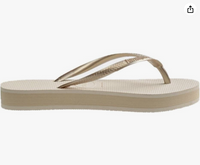 Beige Slim Flatform HAVAIANAS