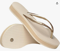 Beige Slim Flatform HAVAIANAS