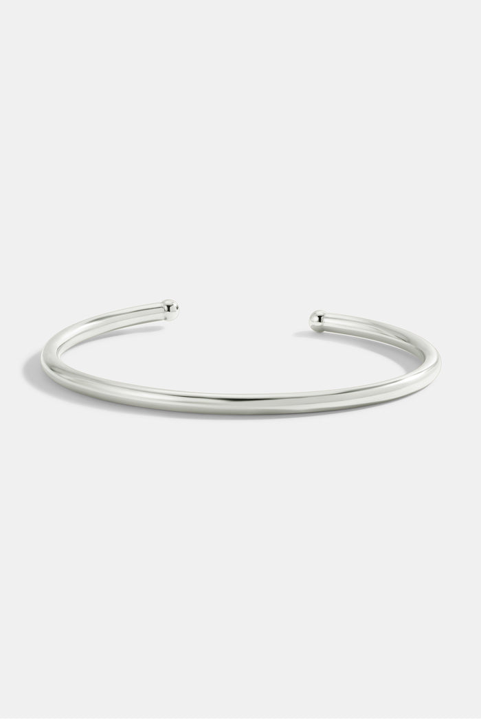 THIN CUFF BRACELET - SILVER