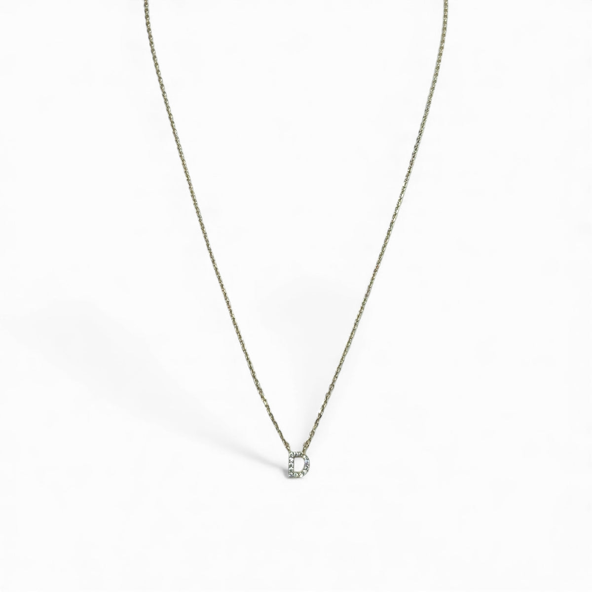 Cristal Initial Necklace