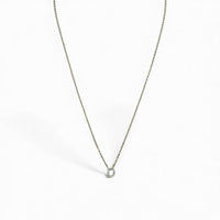 Cristal Initial Necklace