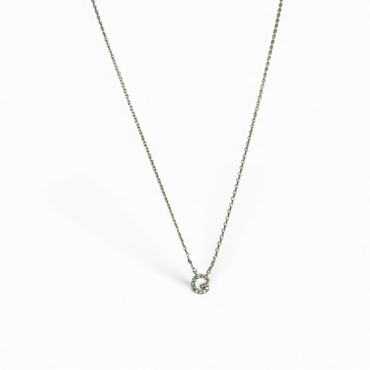 Cristal Initial Necklace