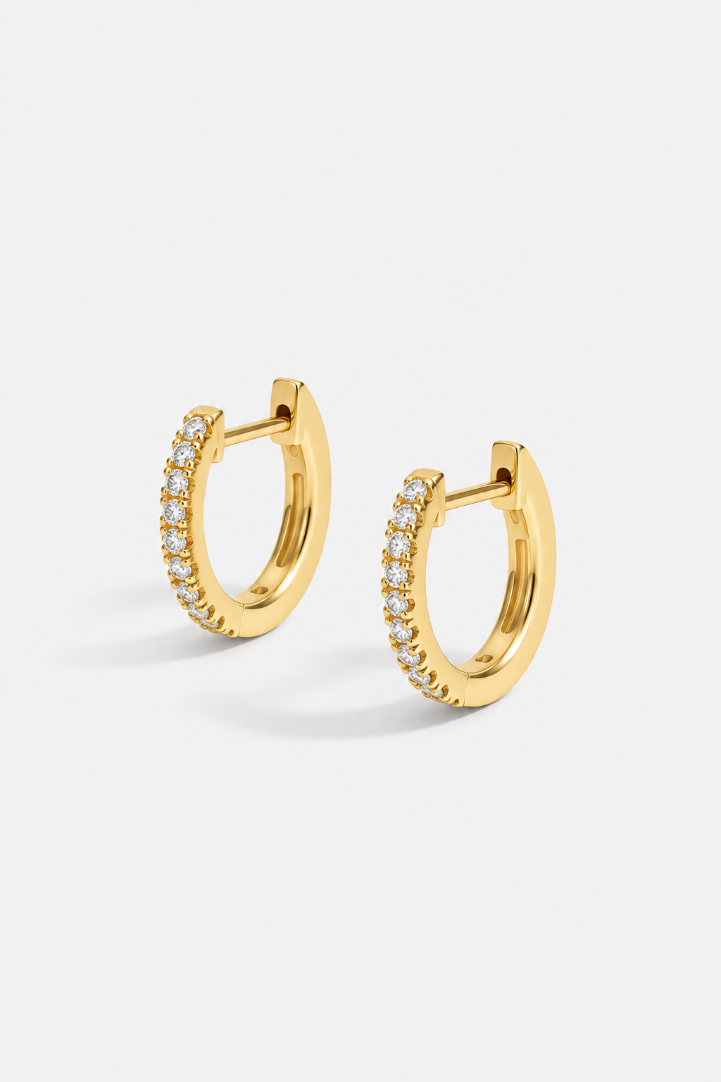 FINE PAVÉ HUGGIES - 12MM