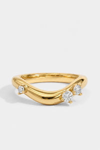 WAVE STONES RING