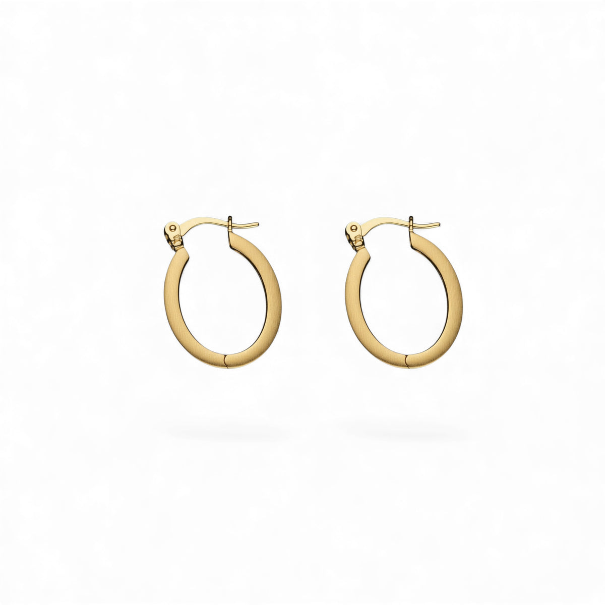 Gold Luna Hoops