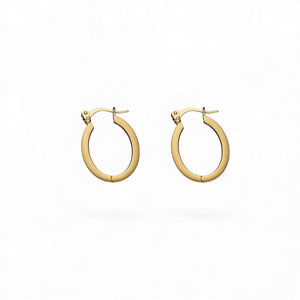 Gold Luna Hoops