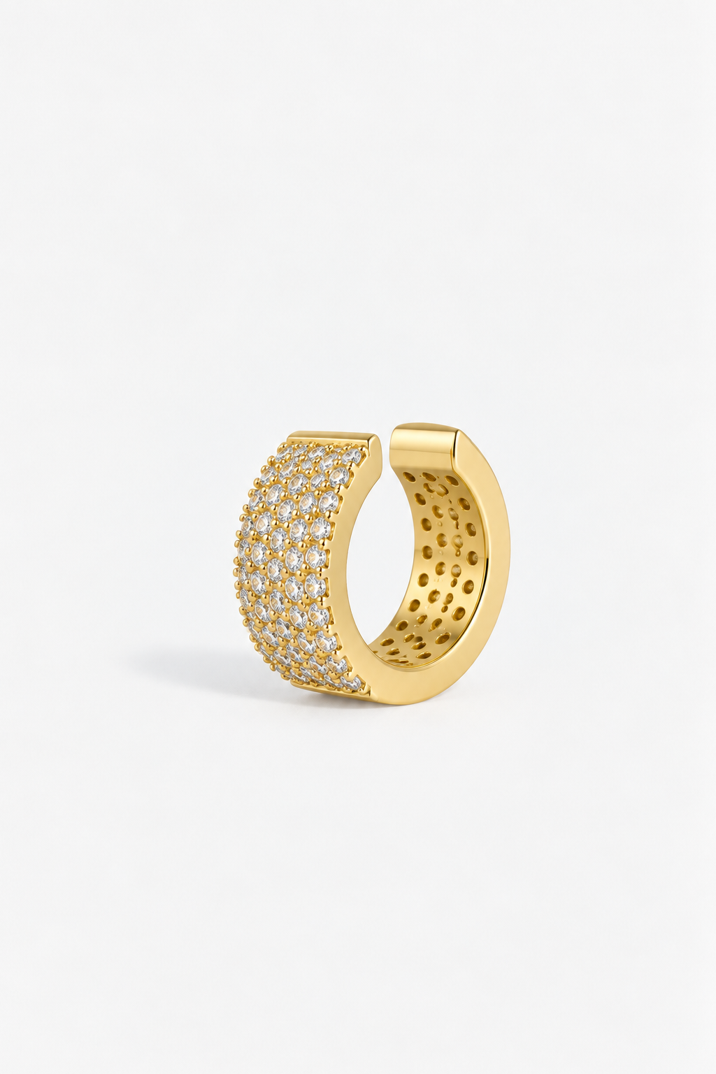 WIDE PAVÉ EAR CUFF