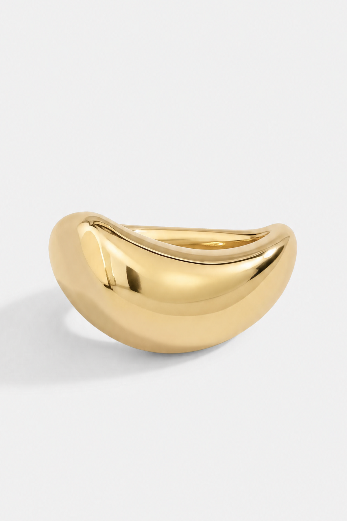 MELTED BAND RING